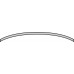 Flexbow Assembly, Fiberglass 102"L, W/ 2 Each Steel Bolt-on Sockets - For 102"W Truck & Trailers